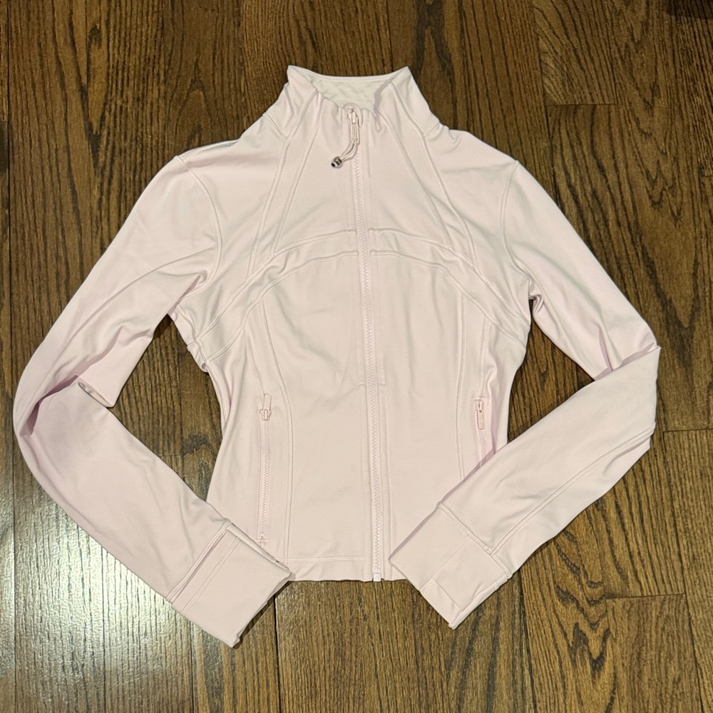 lululemon athletica Pink Zip-Up define jacket size 6 (runs small)